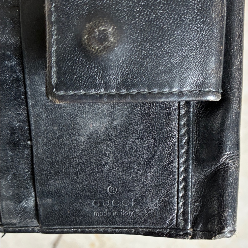 Gucci Black Jackie Leather Men's Wallet👝 - Picture 9 of 12